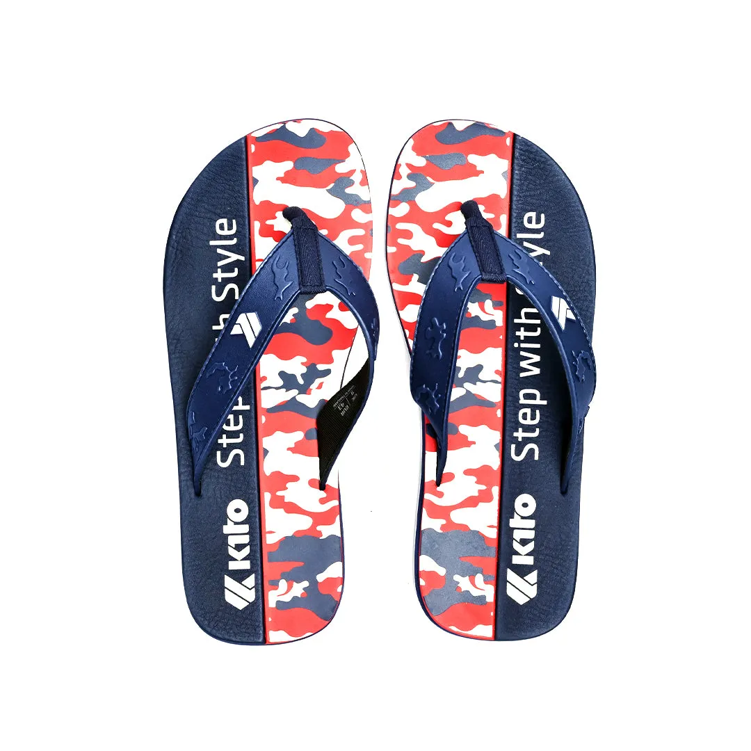 Navy Flip Flop-AA128M