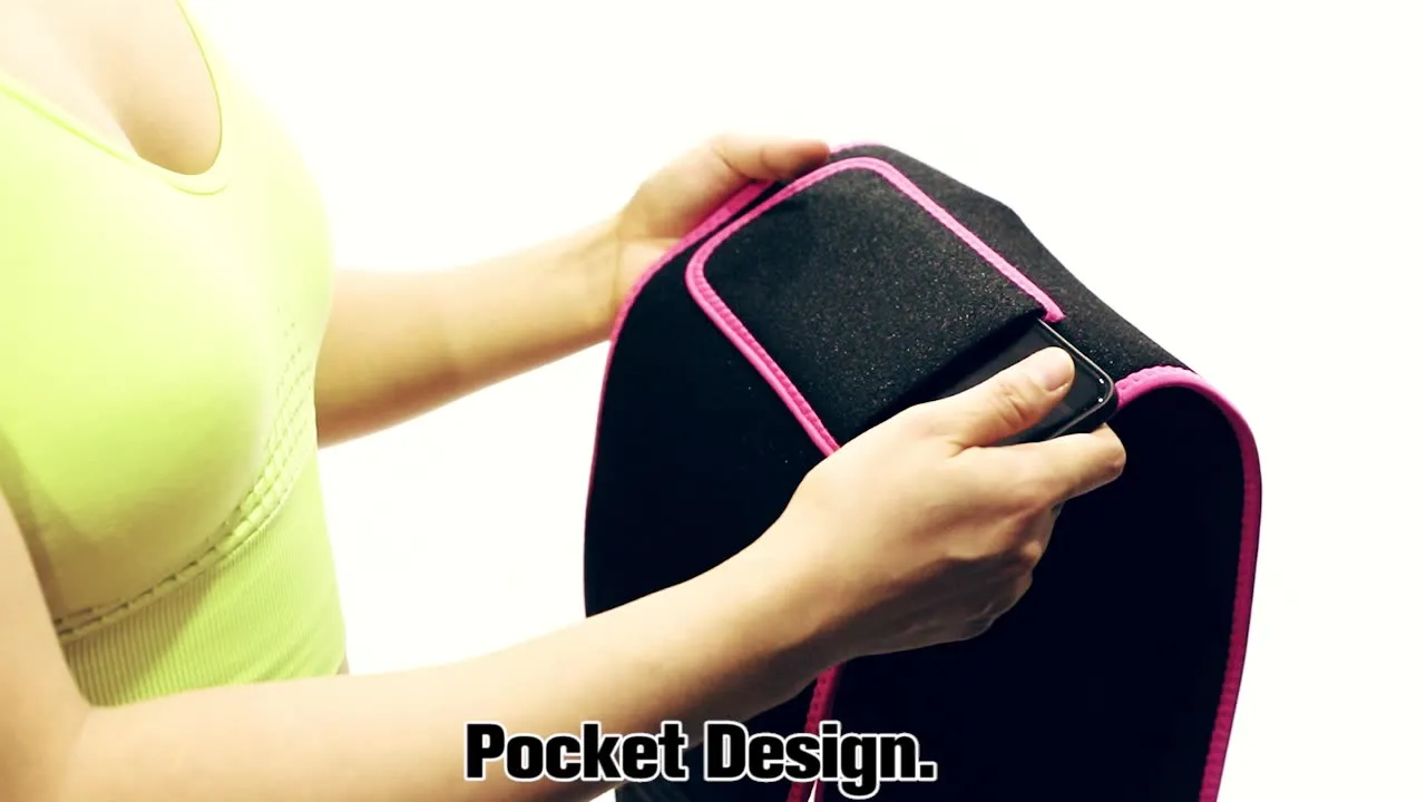 Neoprene  Waist Trimmer Slimming Waist Trainer Belt Sweat Belt Lumbar Belts with pocket