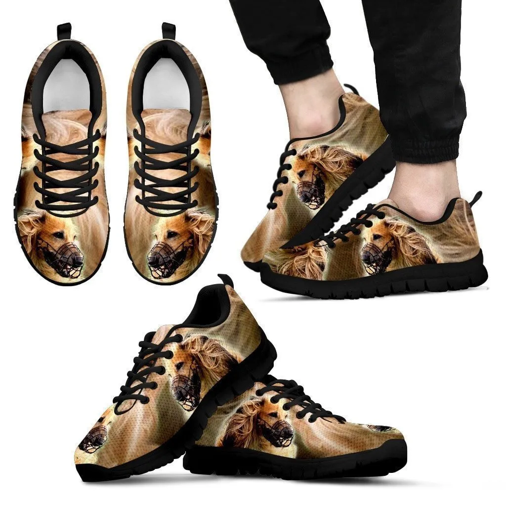 On Demand Dog Print (Black/White) Running Shoes For Men-Free Shipping Limited Edition