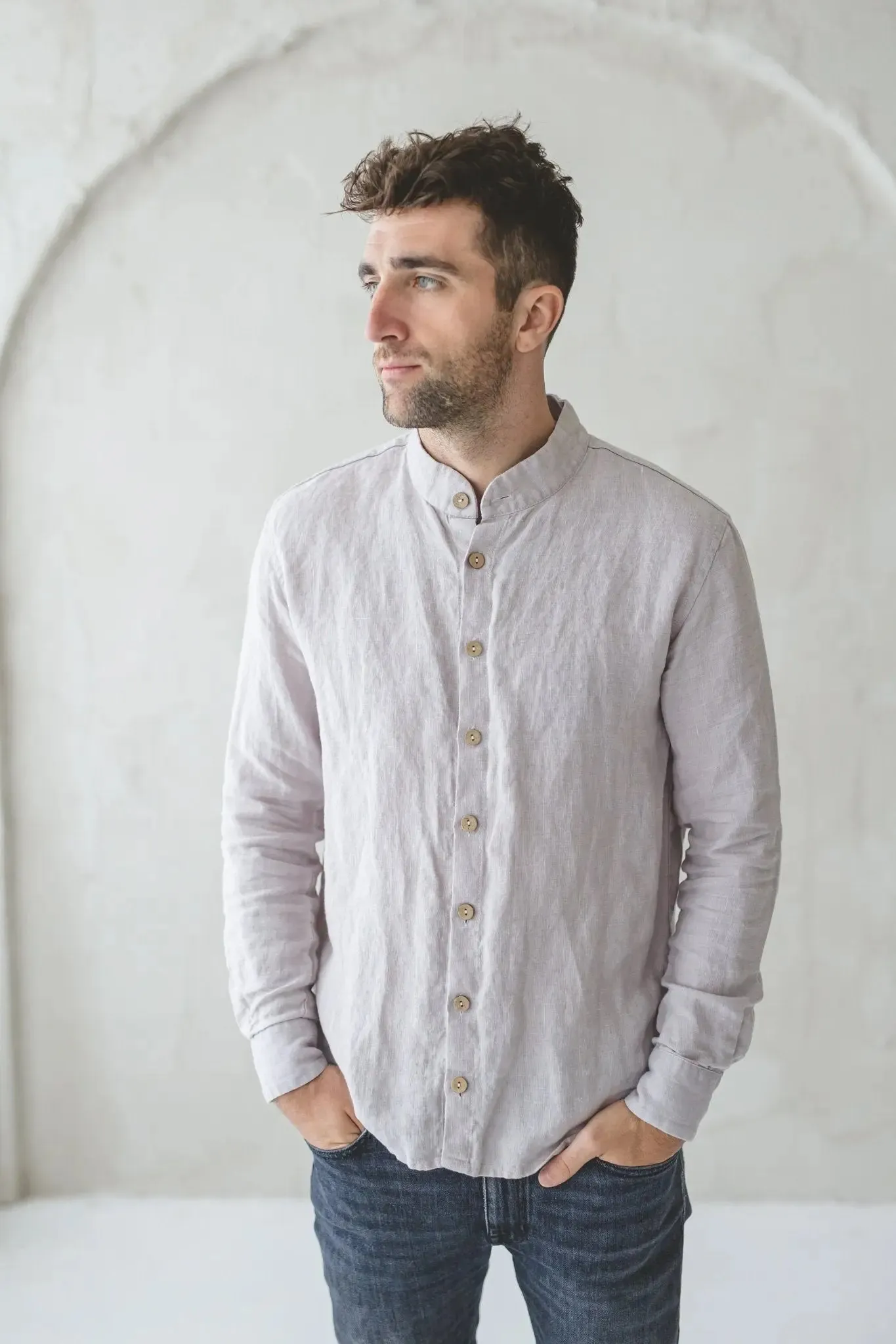 Oxford Linen Men's Shirt