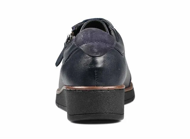 Padders 3446 Ivy Lace Up Trainer - Navy Leather
