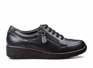 Padders 3446 Ivy Lace Up Trainer - Navy Leather