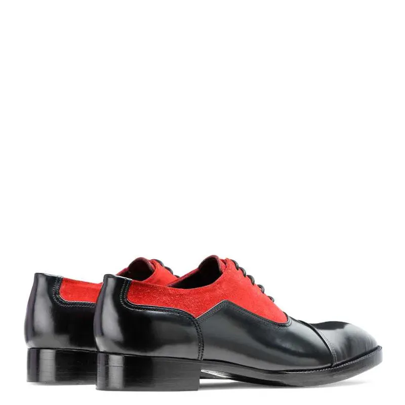 Polished Shiny Leather Captoe Oxford Shoes