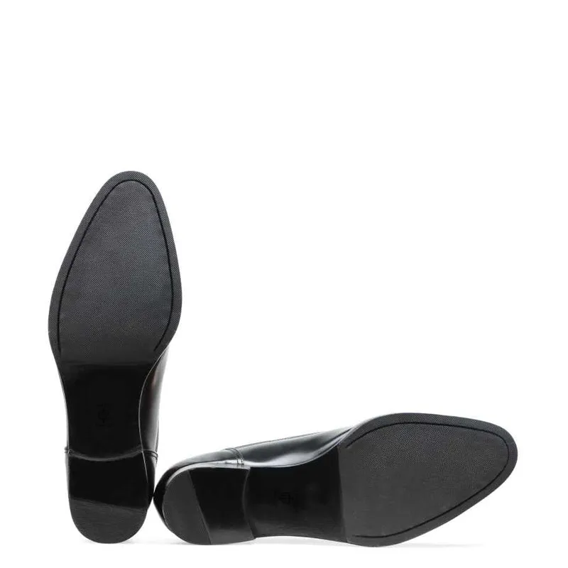 Polished Shiny Leather Captoe Oxford Shoes