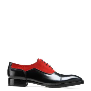 Polished Shiny Leather Captoe Oxford Shoes