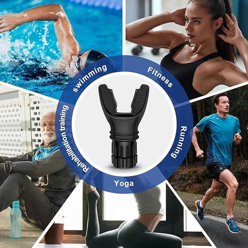 Portable Breathing Device - Adjustable Resistance Breathing Trainer for Enhanced Lung Capacity & Endurance