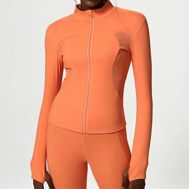 Premium for less Custom Blazer Sleeve Women's Friendly service Long Logo Yoga