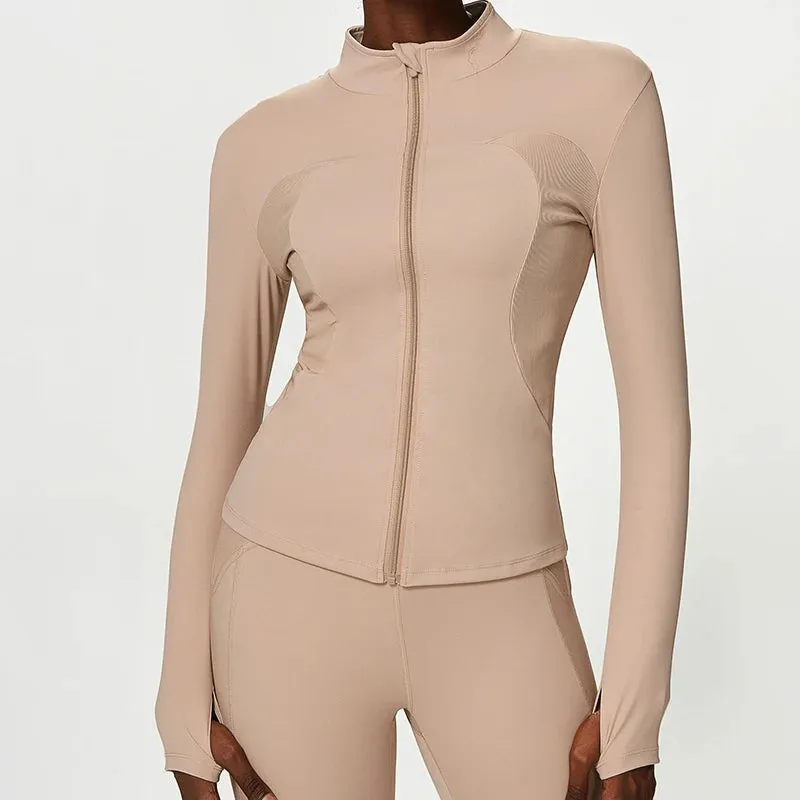 Premium for less Custom Blazer Sleeve Women's Friendly service Long Logo Yoga