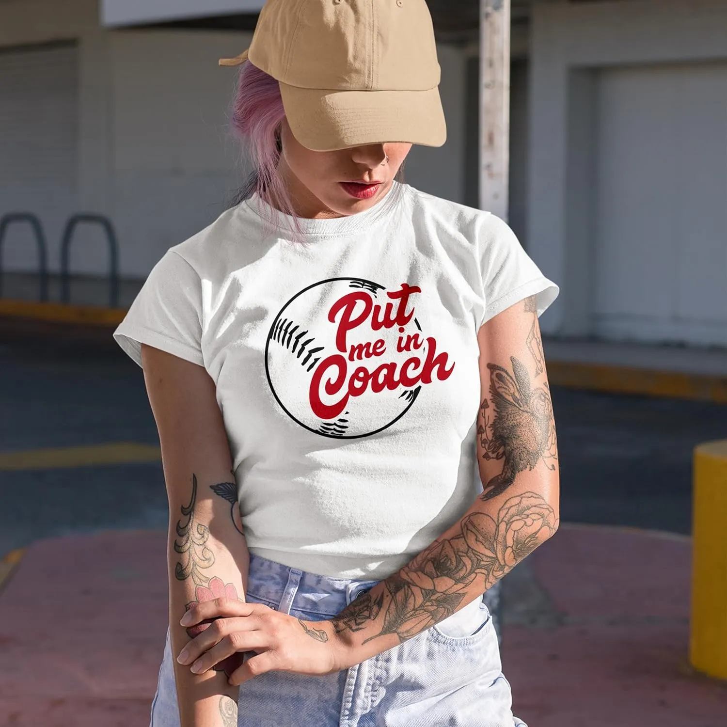 Put Me in Coach. Softball and Baseball Sport Game Graphic Tshirt for Player, Coach, Athlete, Trainer, Director, Friend, Bestf