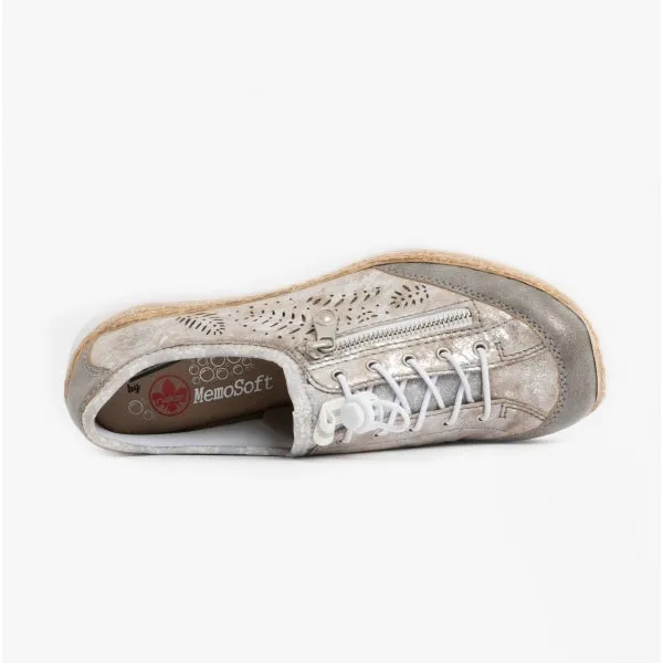 Rieker N42K6-40 Womens Trainers Grey