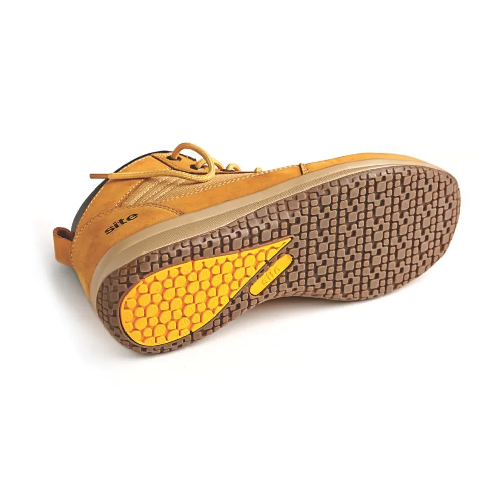 Site Sandstone Safety Trainer Boots