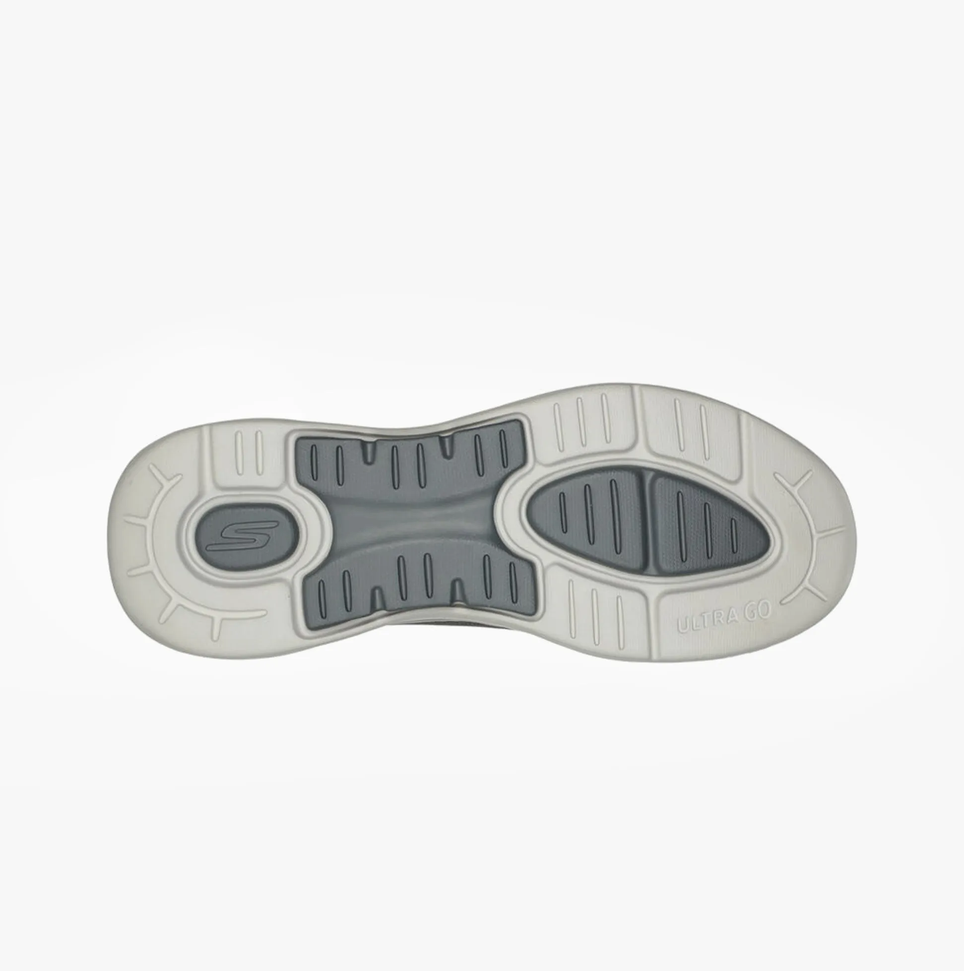 Skechers 216264/CCGY GO WALK ARCH FIT-ROBUST COMFORT Mens Slip-On Trainers Charcoal/Grey