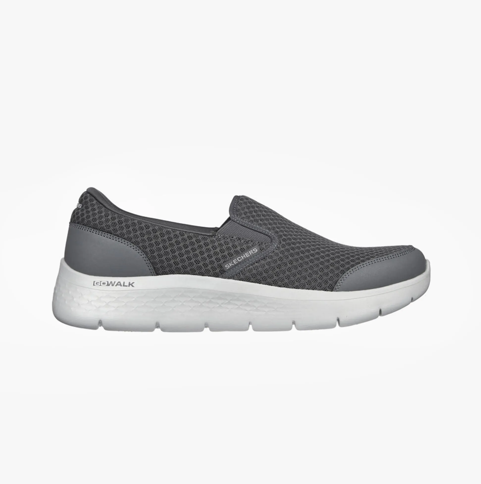 Skechers 216485/GRY GO WALK FLEX-REQUEST Mens Slip On Shoes Grey