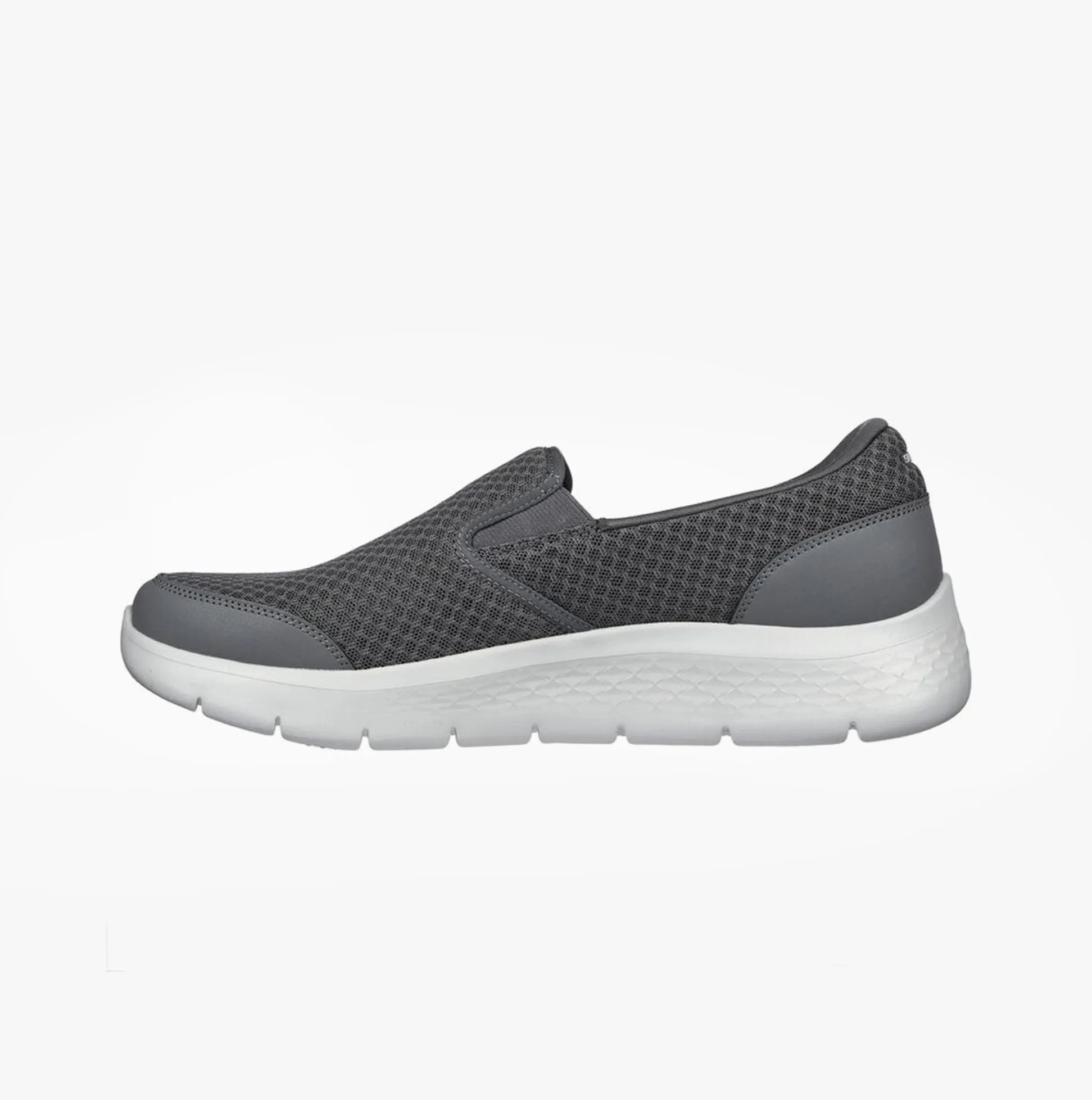 Skechers 216485/GRY GO WALK FLEX-REQUEST Mens Slip On Shoes Grey