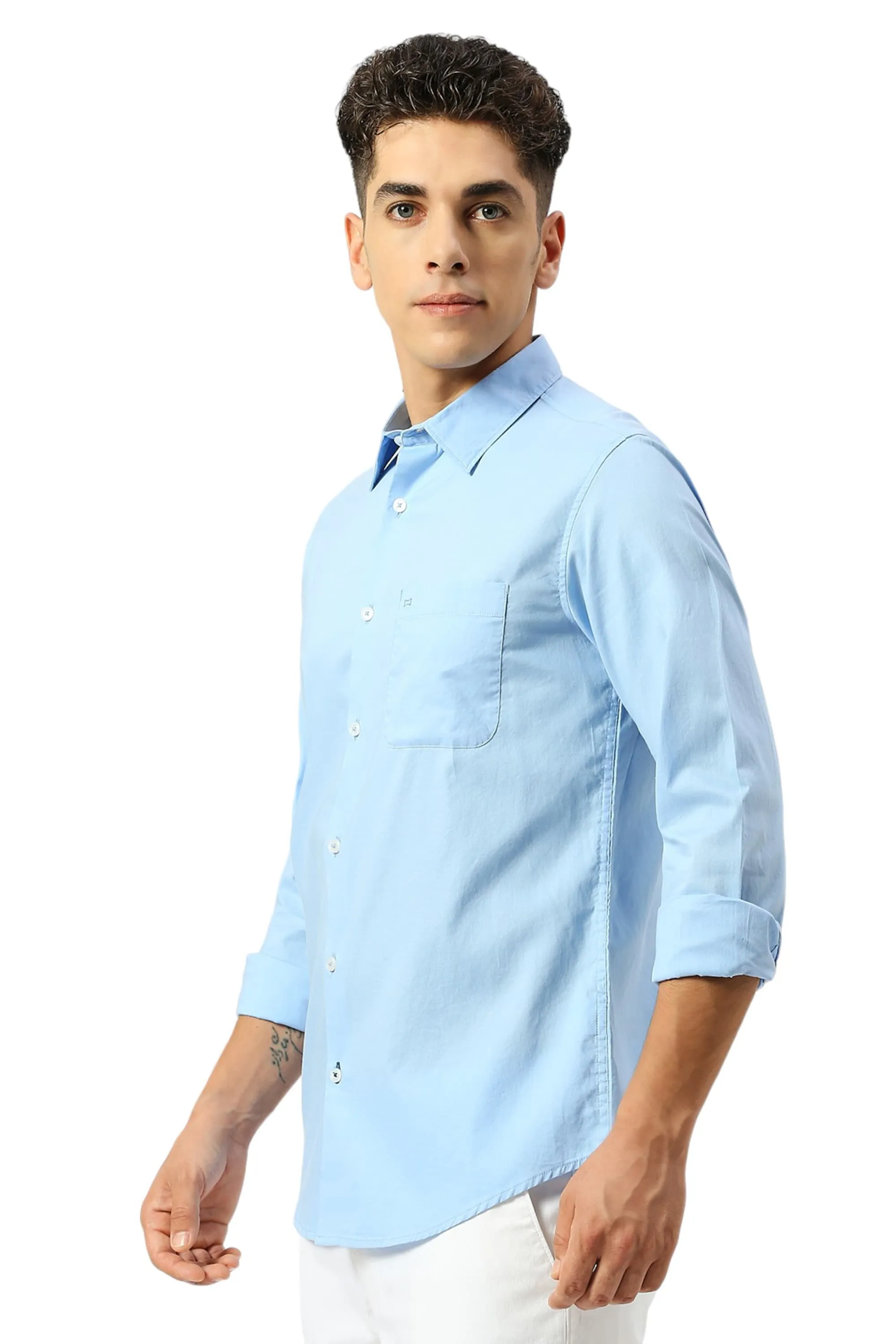 Slim Fit Cotton Oxford Shirt