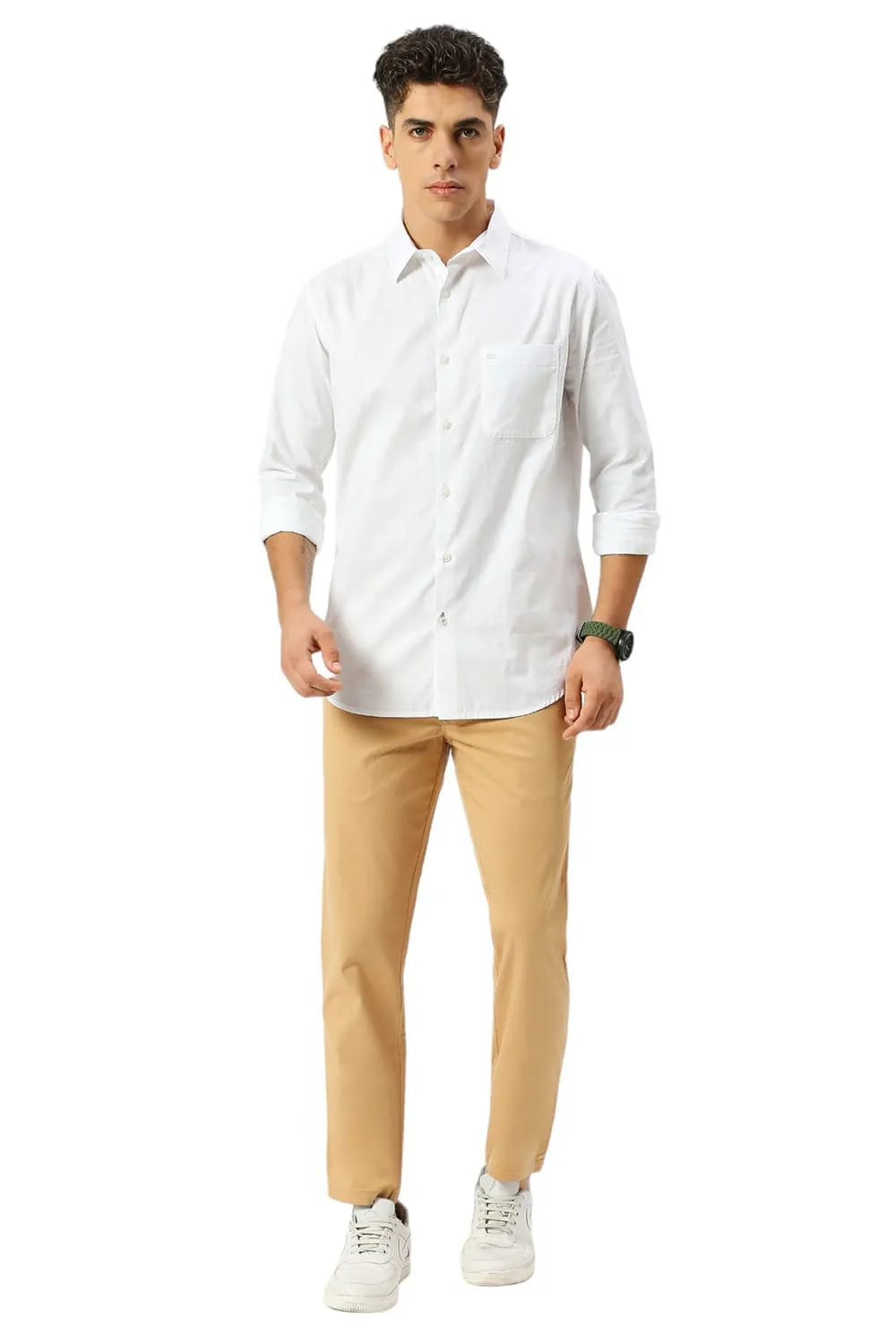 Slim Fit Cotton Oxford Shirt