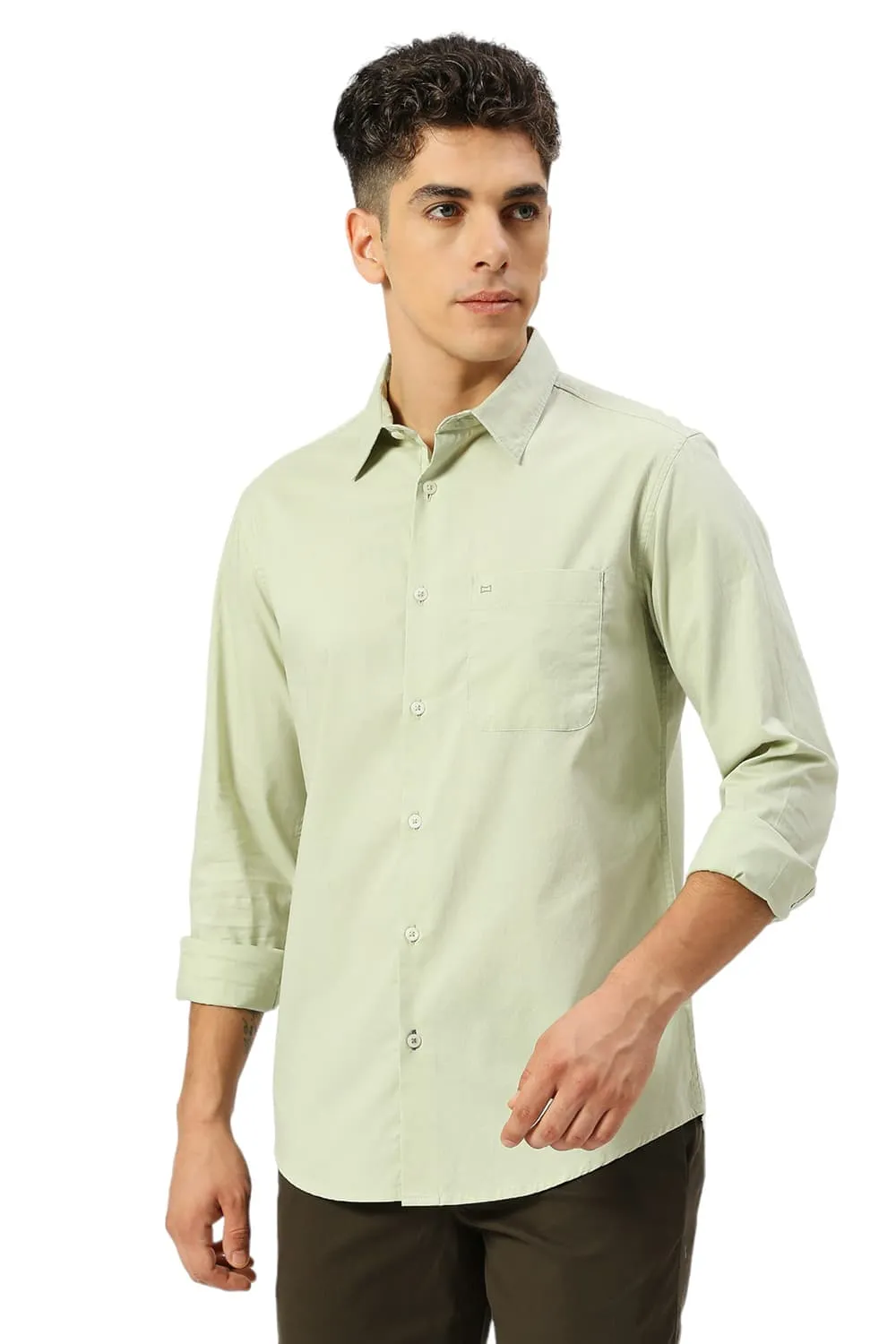 Slim Fit Cotton Oxford Shirt