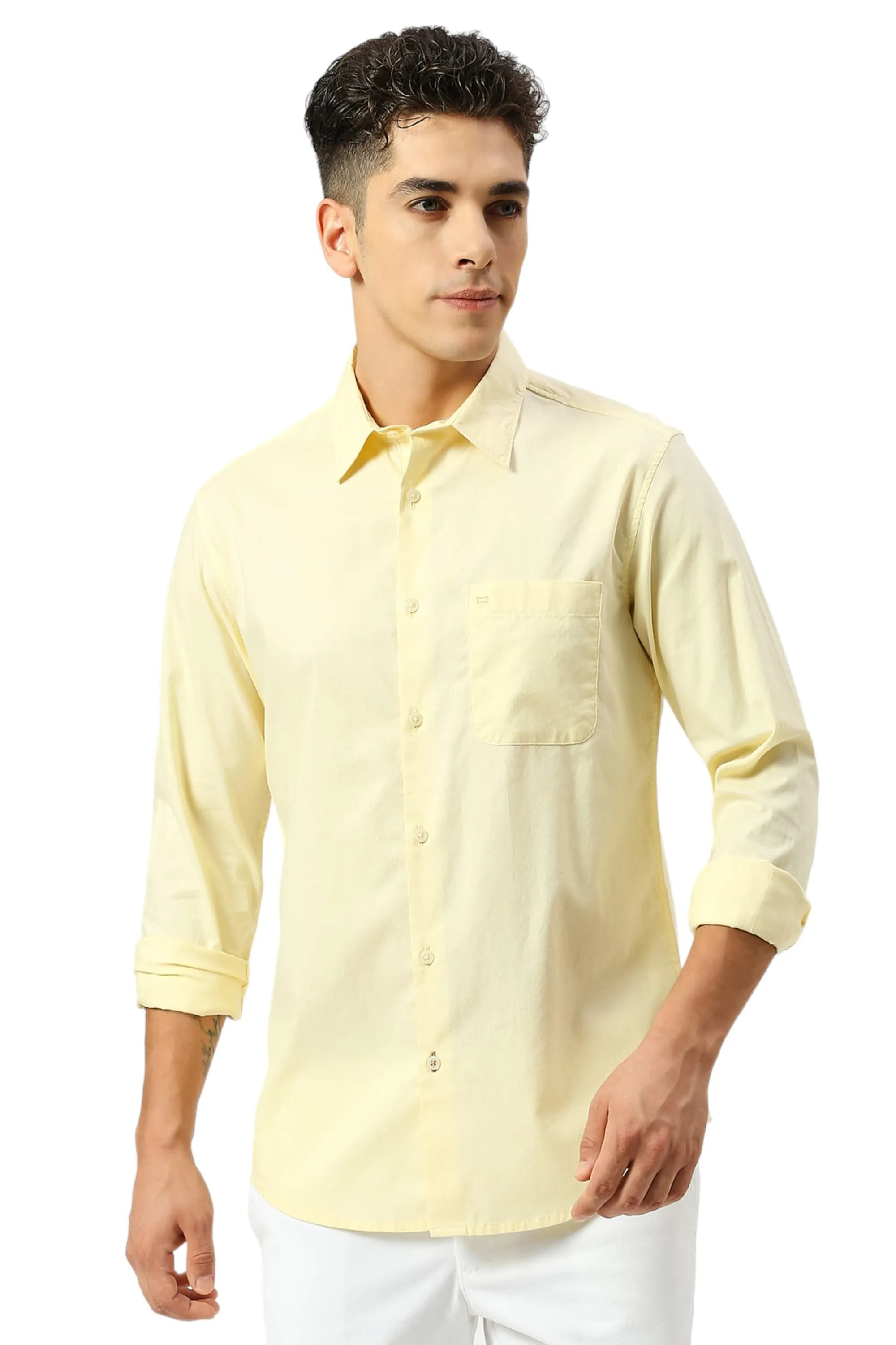 Slim Fit Cotton Oxford Shirt