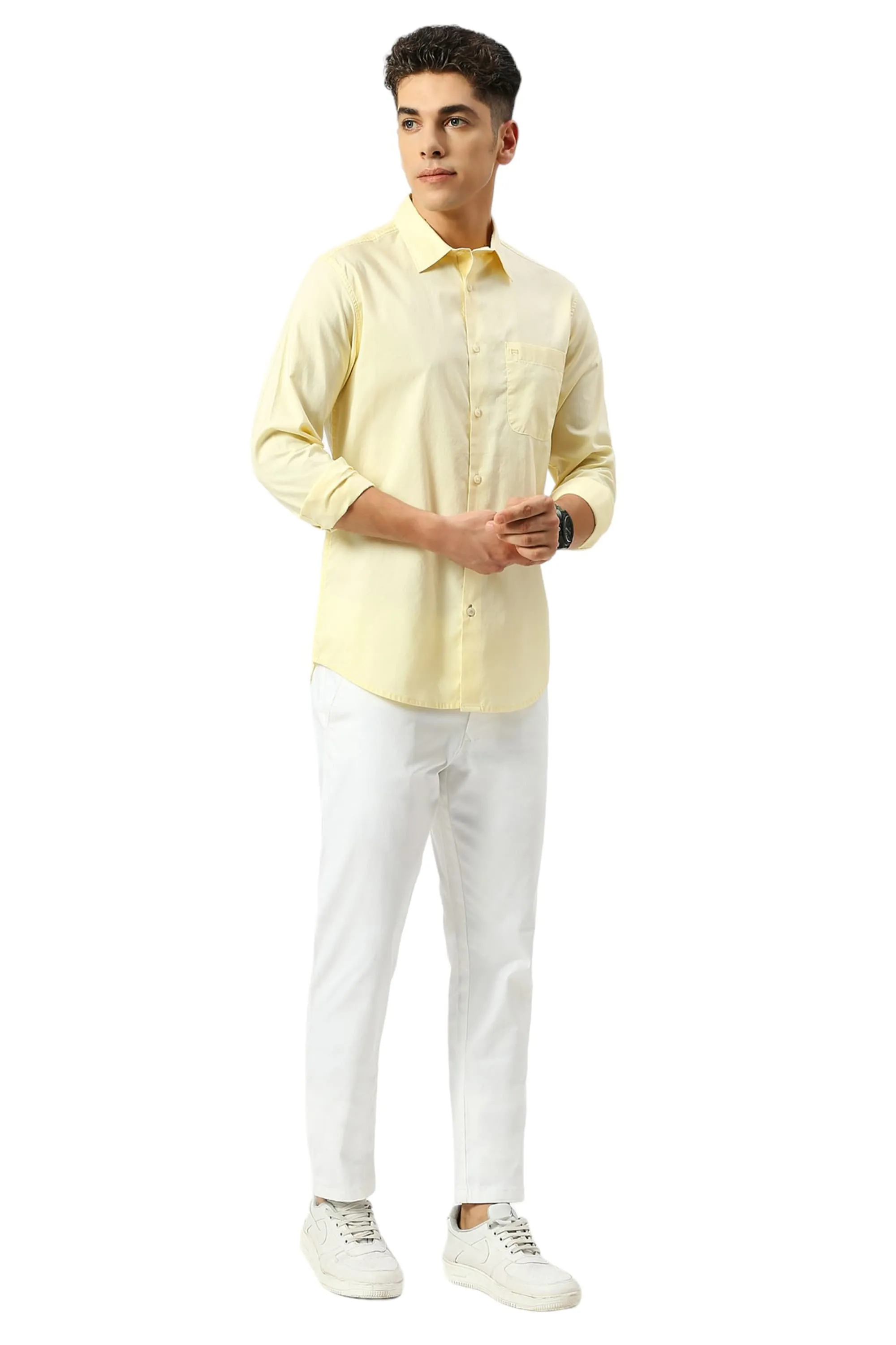 Slim Fit Cotton Oxford Shirt