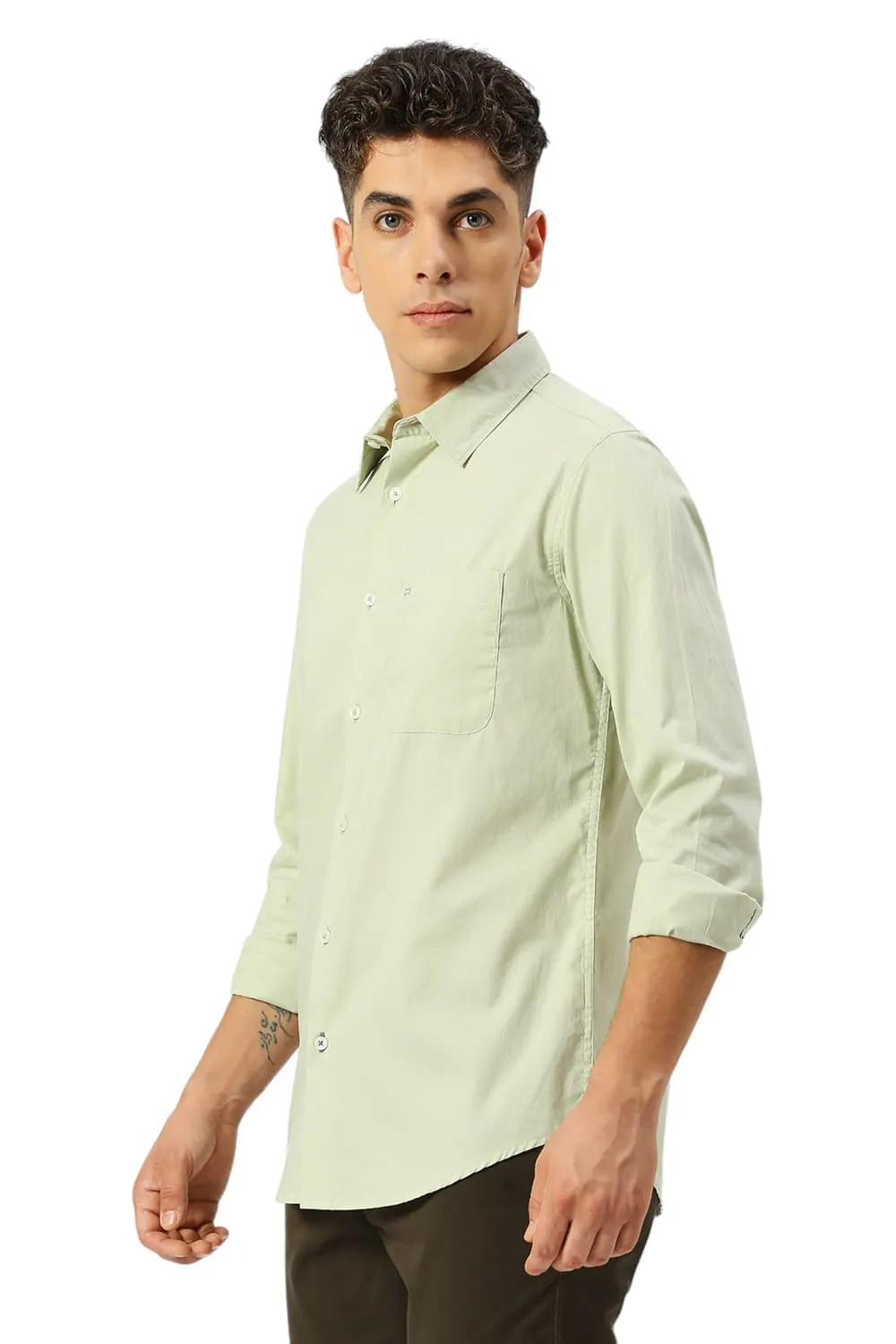 Slim Fit Cotton Oxford Shirt