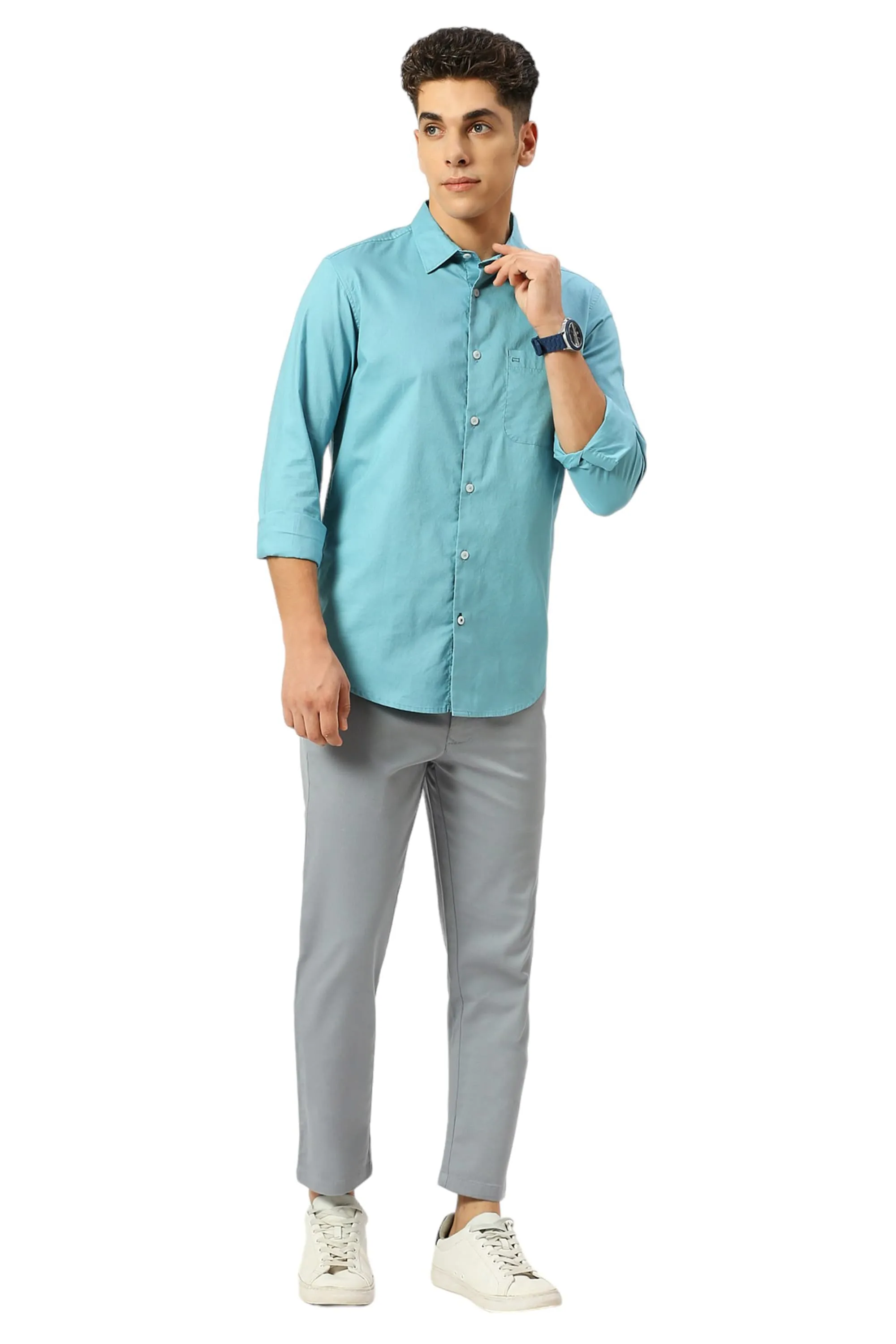 Slim Fit Cotton Oxford Shirt
