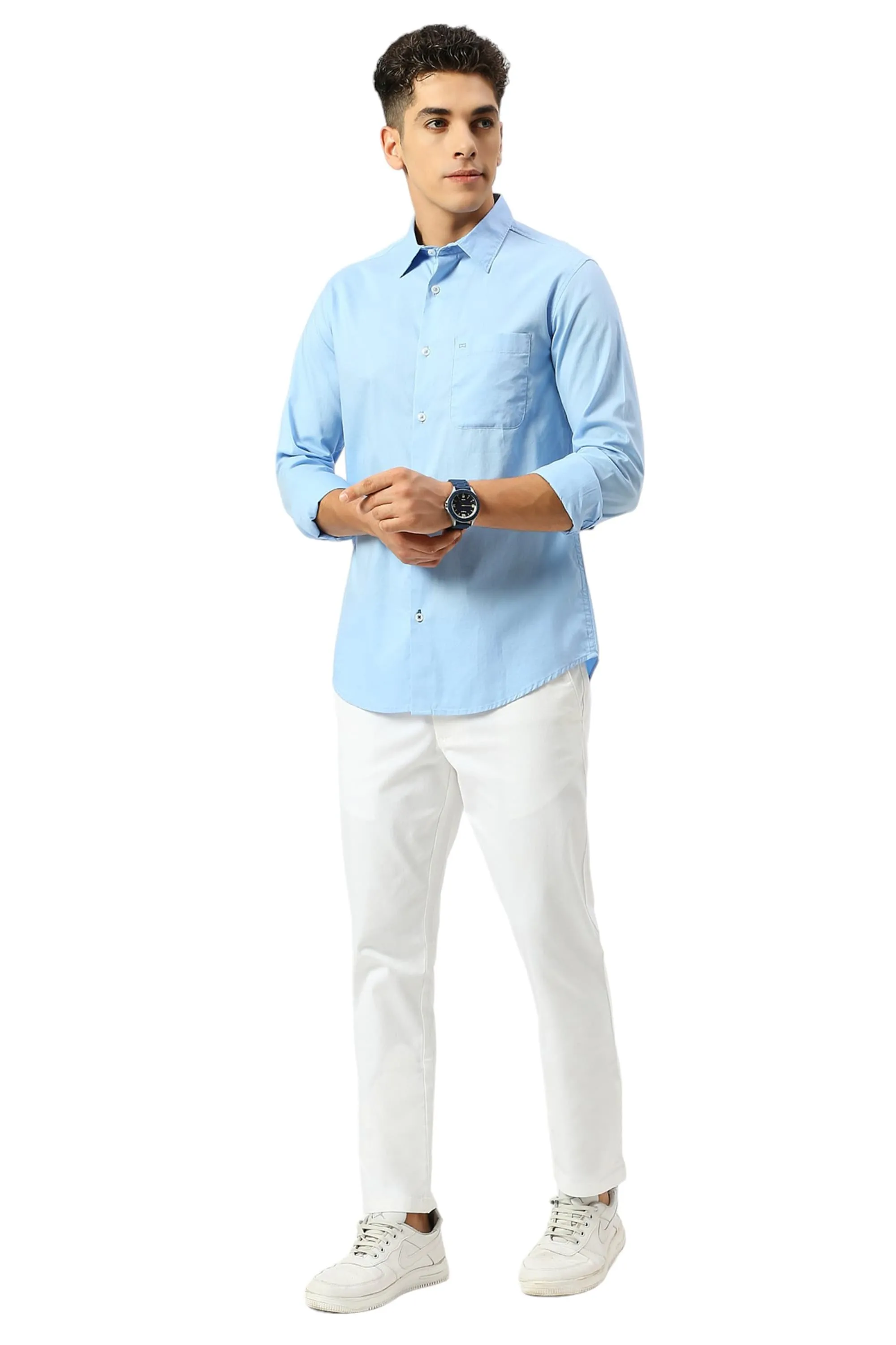 Slim Fit Cotton Oxford Shirt