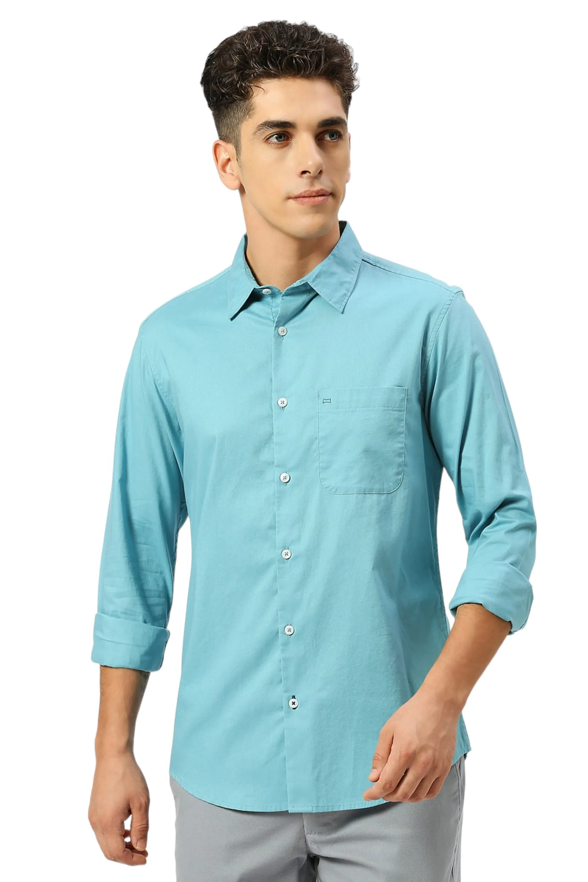 Slim Fit Cotton Oxford Shirt
