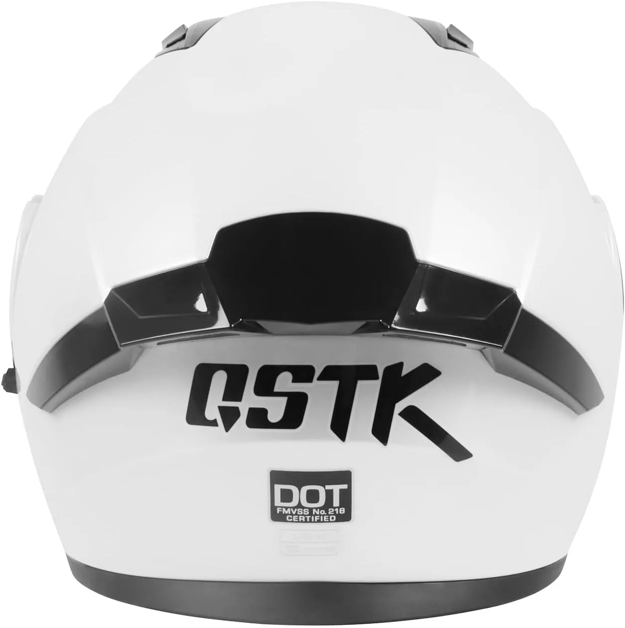 SPARK DOT Approved Modular Flip-Up Dual Visor Motorcycle Full Face Helmet, White, Small (55-56cm)