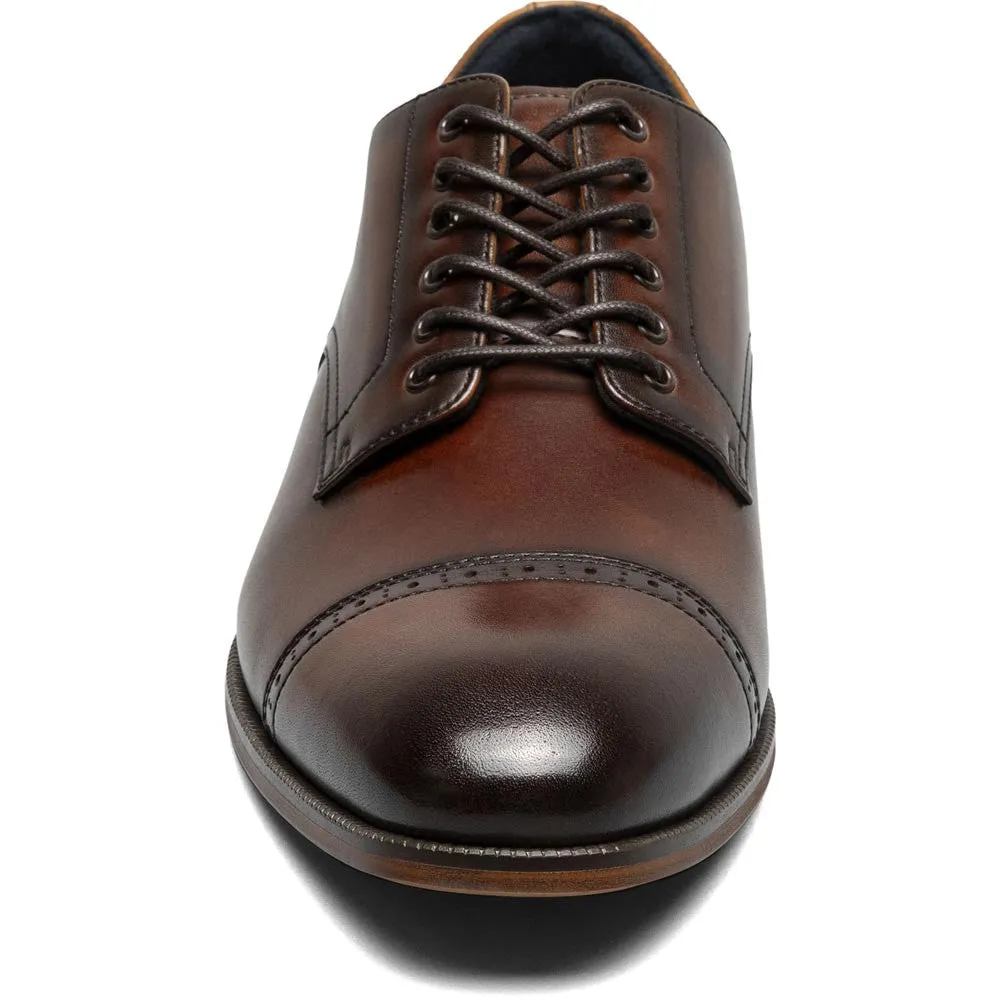 Stacy Adams William Cap Toe Oxford in Brown