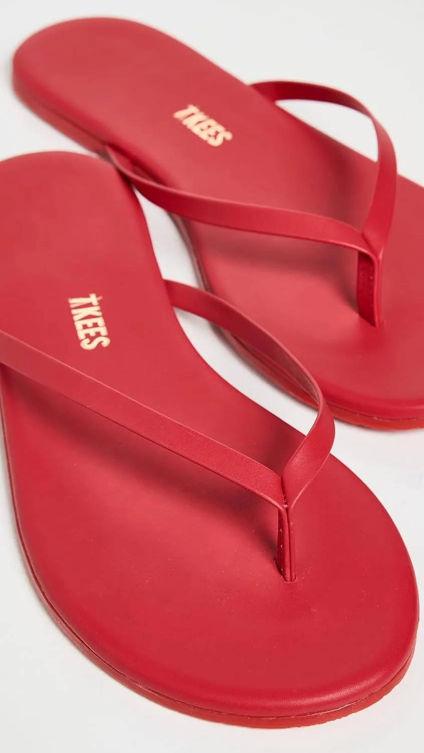 TKEES Women's Solids Flip Flop