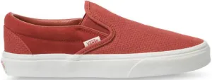 Vans Classic Slip On Woven Check Marsala Red