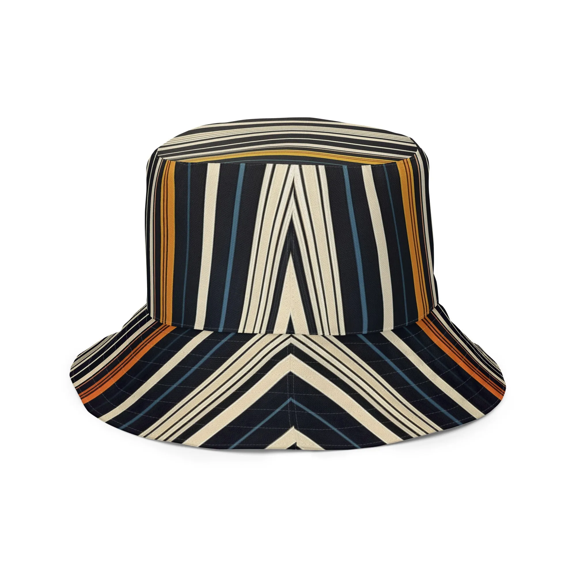 Vintage lines - Reversible bucket hat