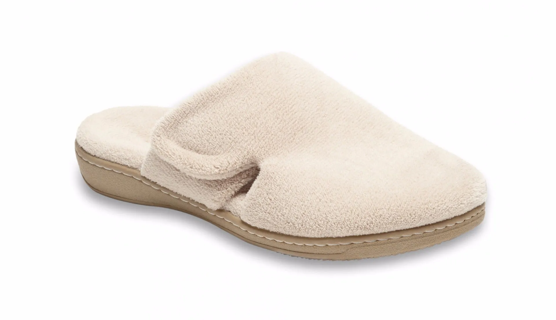 Vionic Tan Gemma Mule Womens Comfort Adjustable Slippers 26GEMMA-TAN