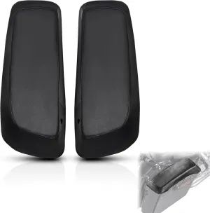 WOWTK Waterproof Saddlebag Speaker Audio Lid Bras,PU Leather Saddlebag Speaker Lid Covers fits for Harley 2014-2024 Touring Road Glide FLTRX Electra Glide FLHT Road King FLHR Street Glide FLH
